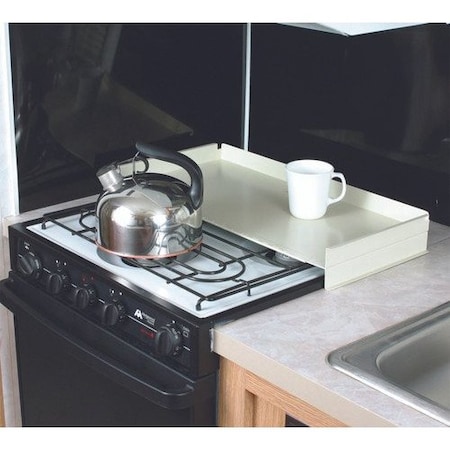 Camco STOVE TOP COVER WHITE UNIVERSAL FIT 43557